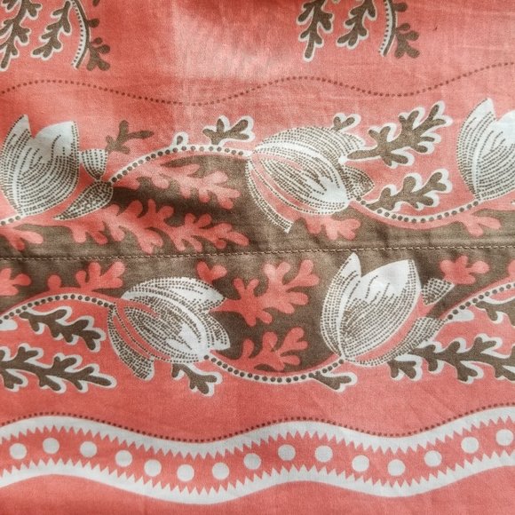 J. Crew cotton peach pleated tulip skirt size 0 - Picture 11 of 12